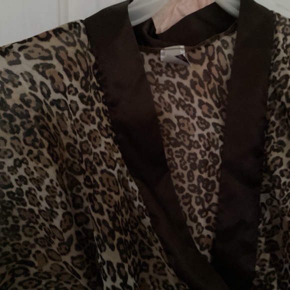 Kiwi Leopard print sari top tie back size M - Picture 2 of 8